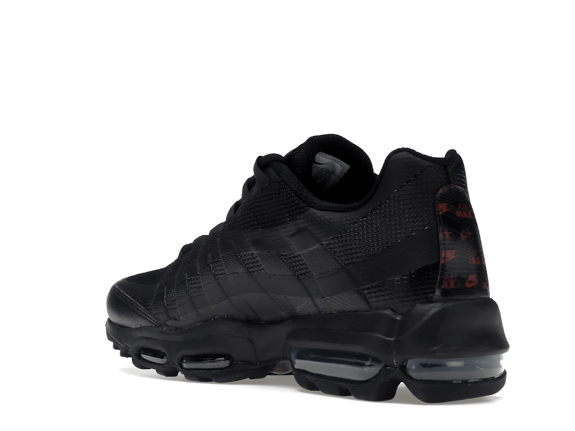Vue 24 de Nike Air Max 95 Ultra Black Crimson