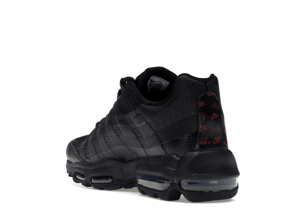 Vue 25 de Nike Air Max 95 Ultra Black Crimson
