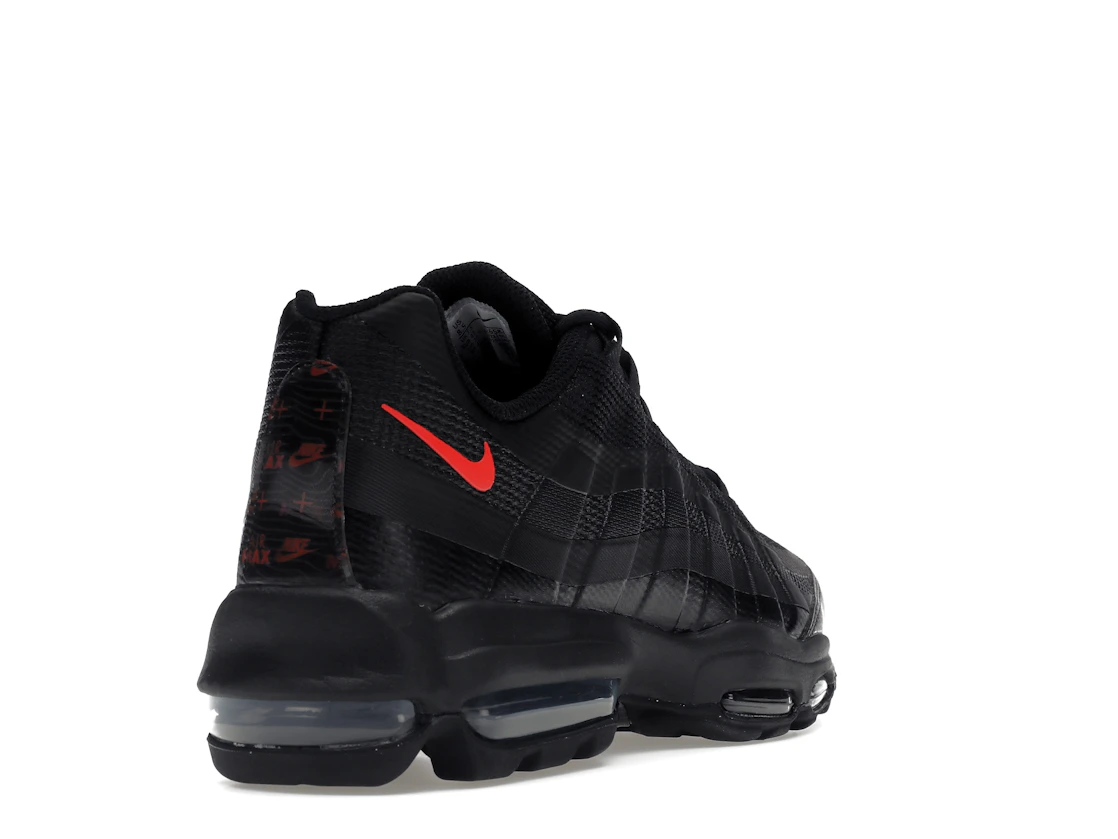 Vue 31 de Nike Air Max 95 Ultra Black Crimson