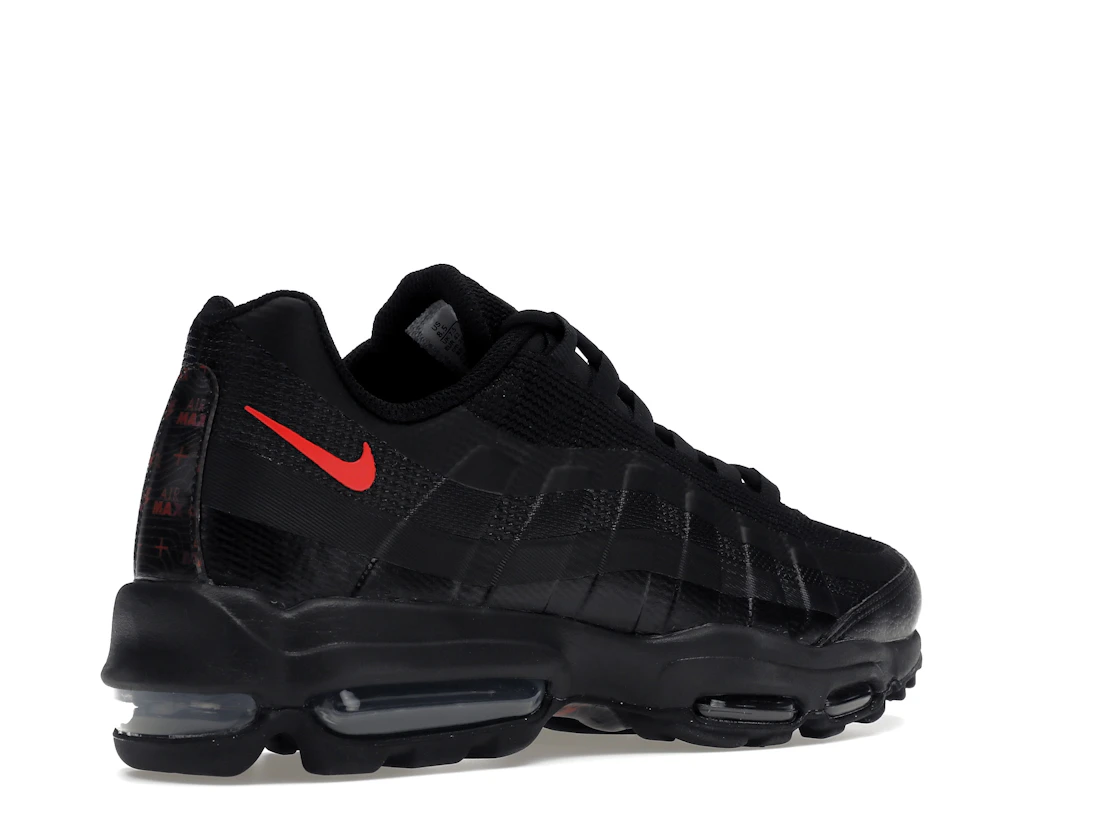 Vue 33 de Nike Air Max 95 Ultra Black Crimson