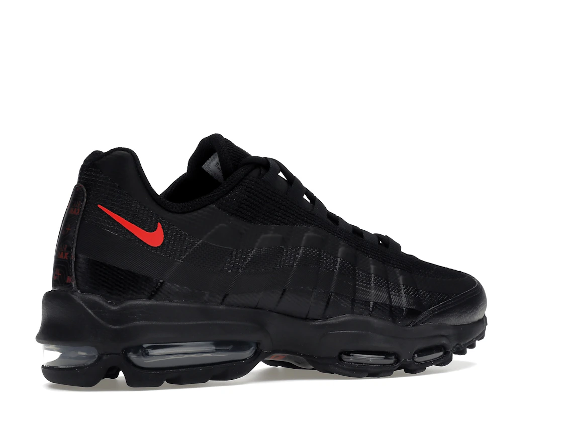 Vue 34 de Nike Air Max 95 Ultra Black Crimson
