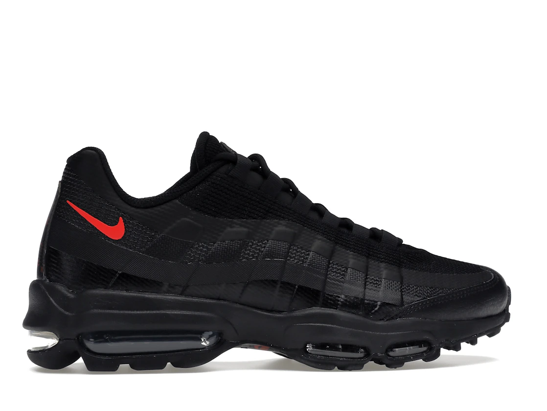 Vue 36 de Nike Air Max 95 Ultra Black Crimson