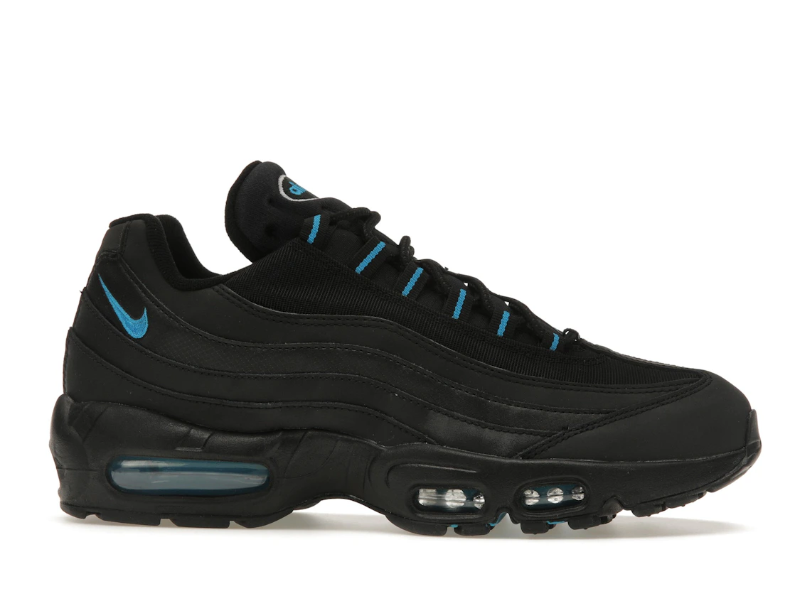 Vue 2 de Nike Air Max 95 Black Laser Blue