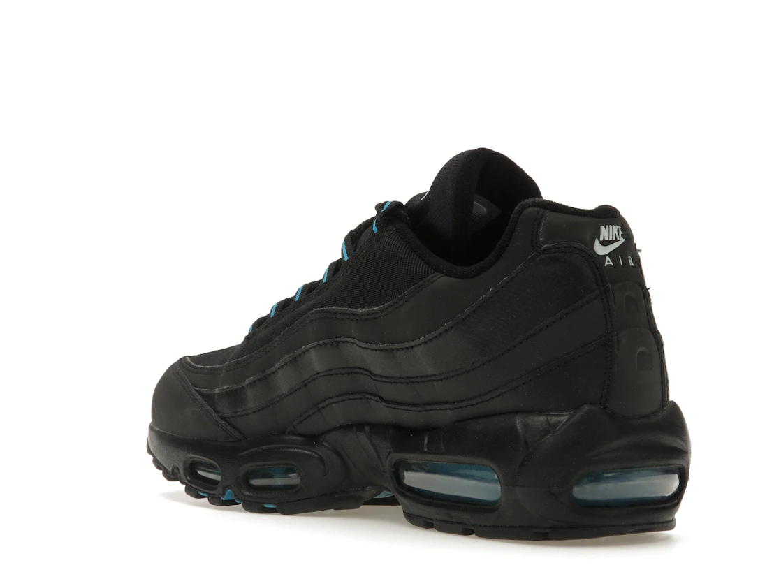 Vue 24 de Nike Air Max 95 Black Laser Blue