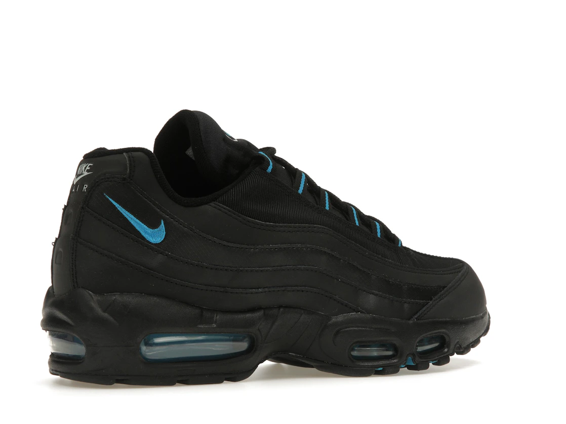 Vue 34 de Nike Air Max 95 Black Laser Blue
