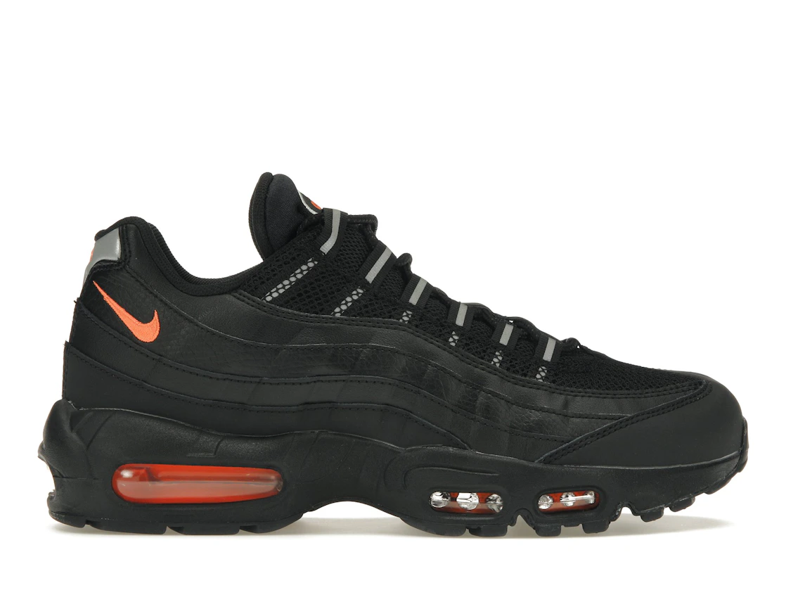 Vue 1 de Nike Air Max 95 Black Total Orange