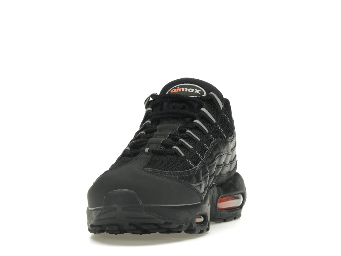 Vue 12 de Nike Air Max 95 Black Total Orange
