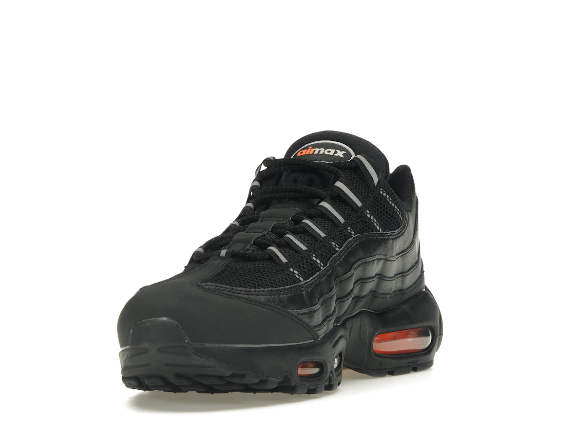 Vue 13 de Nike Air Max 95 Black Total Orange