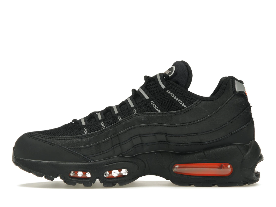Vue 19 de Nike Air Max 95 Black Total Orange