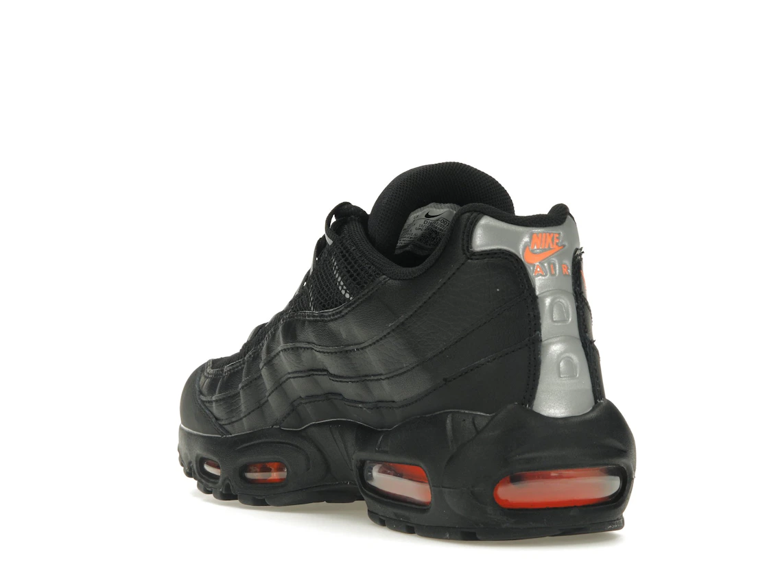 Vue 25 de Nike Air Max 95 Black Total Orange