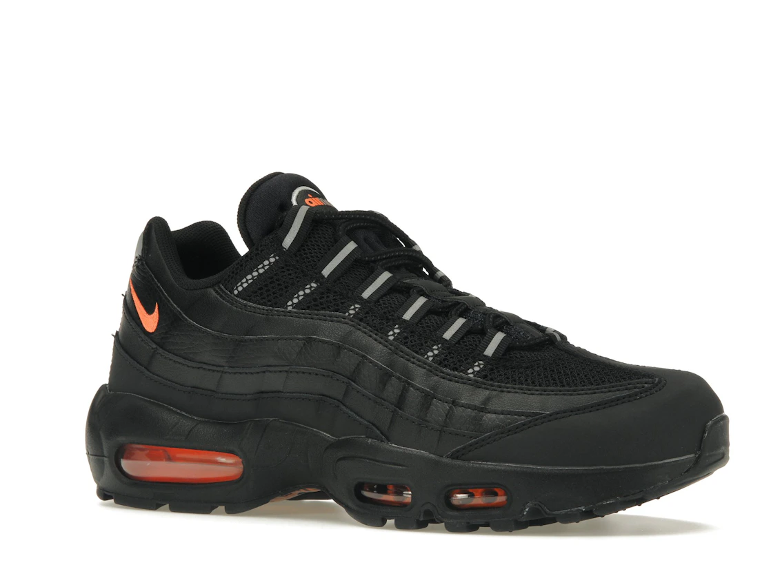 Vue 4 de Nike Air Max 95 Black Total Orange