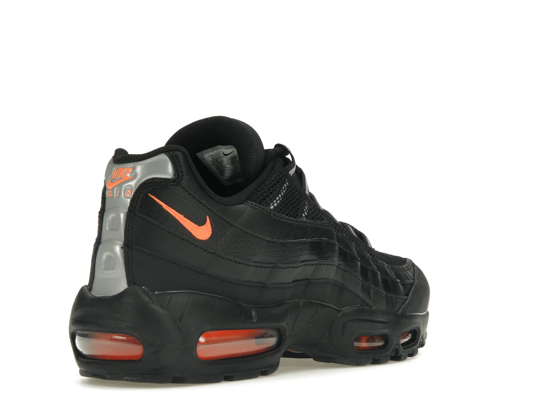 Vue 32 de Nike Air Max 95 Black Total Orange
