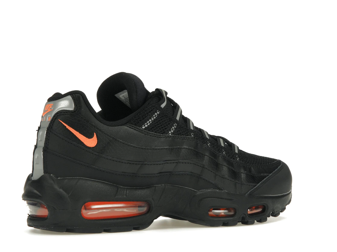 Vue 34 de Nike Air Max 95 Black Total Orange
