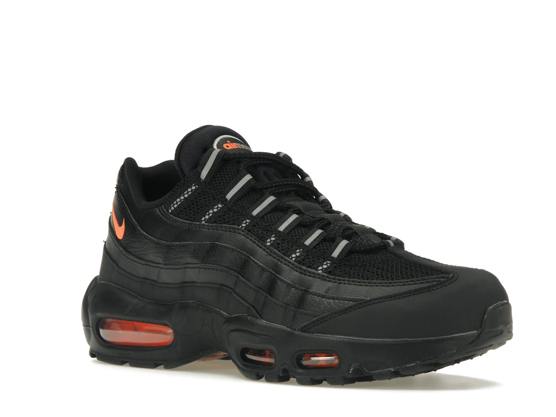 Vue 5 de Nike Air Max 95 Black Total Orange
