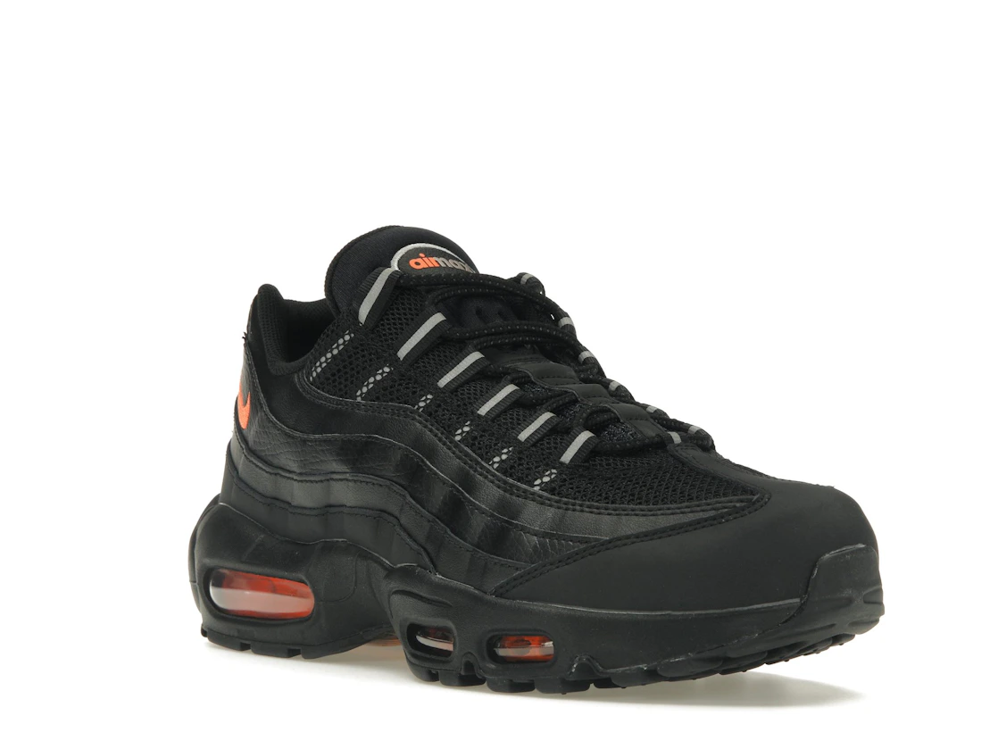 Vue 6 de Nike Air Max 95 Black Total Orange