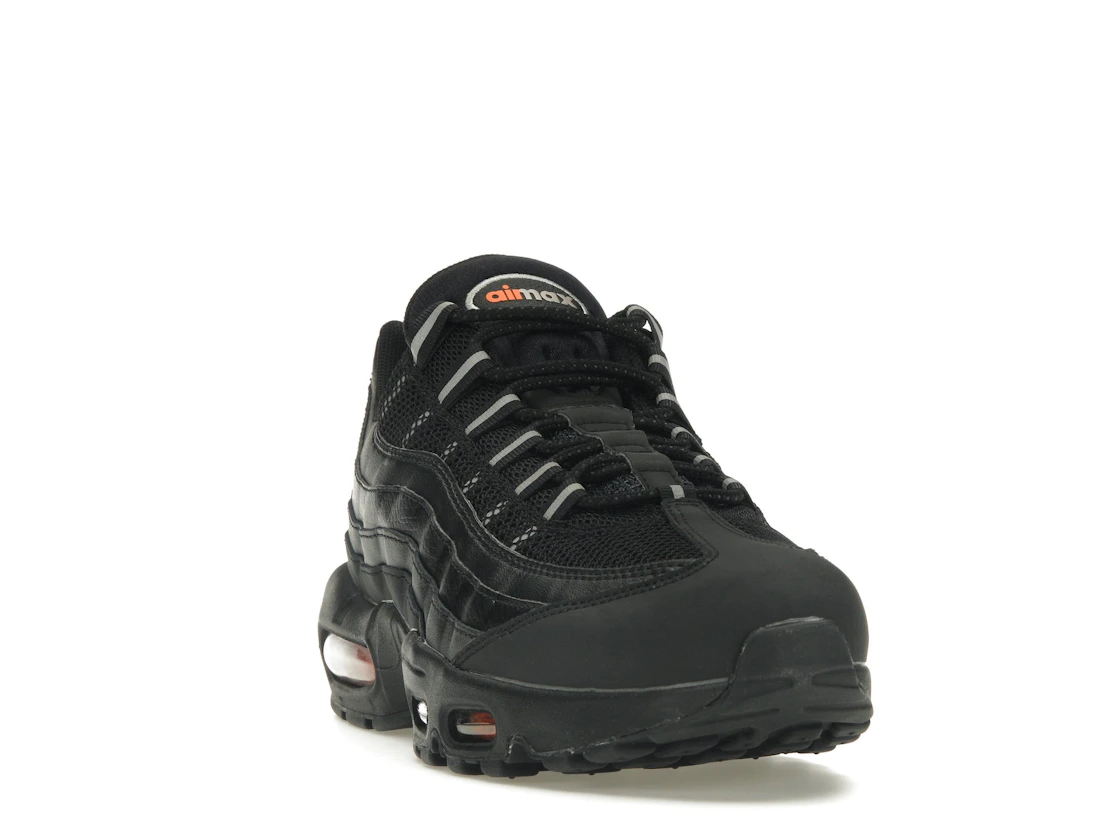 Vue 8 de Nike Air Max 95 Black Total Orange