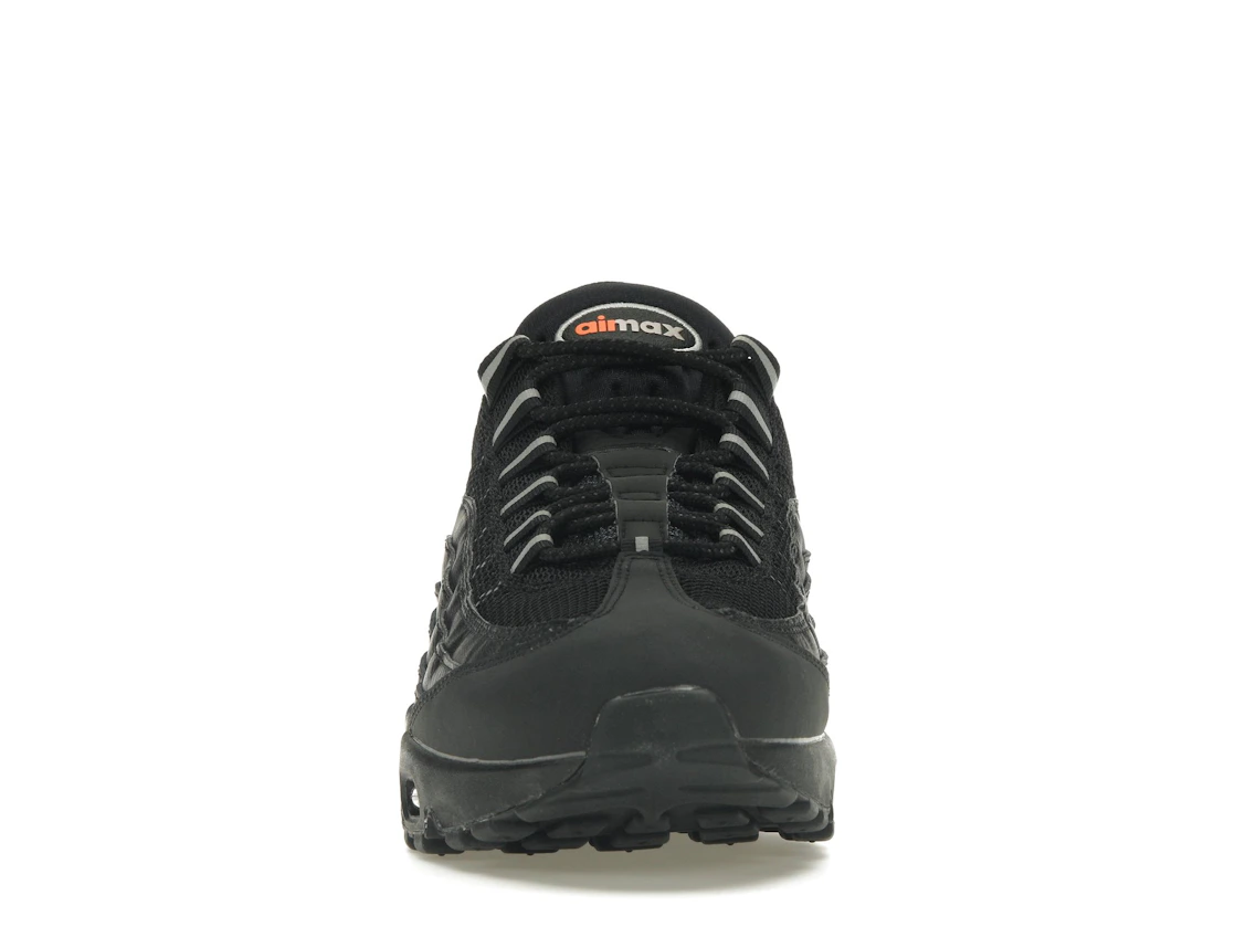 Vue 10 de Nike Air Max 95 Black Total Orange