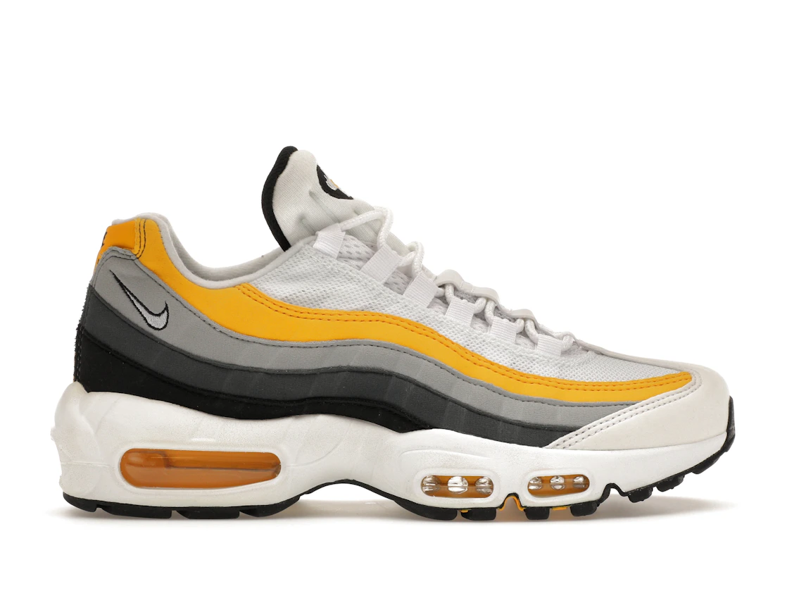 Vue 1 de Nike Air Max 95 White Amarillo Dark Grey
