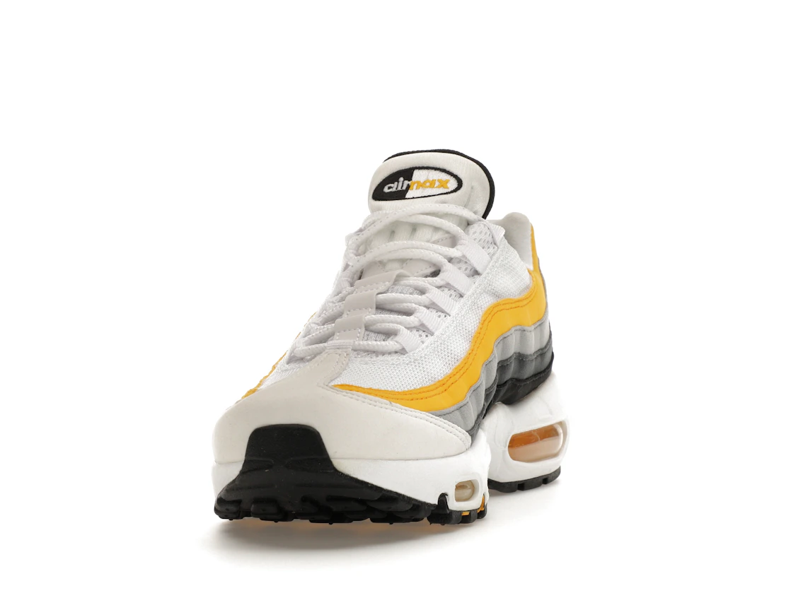 Vue 12 de Nike Air Max 95 White Amarillo Dark Grey