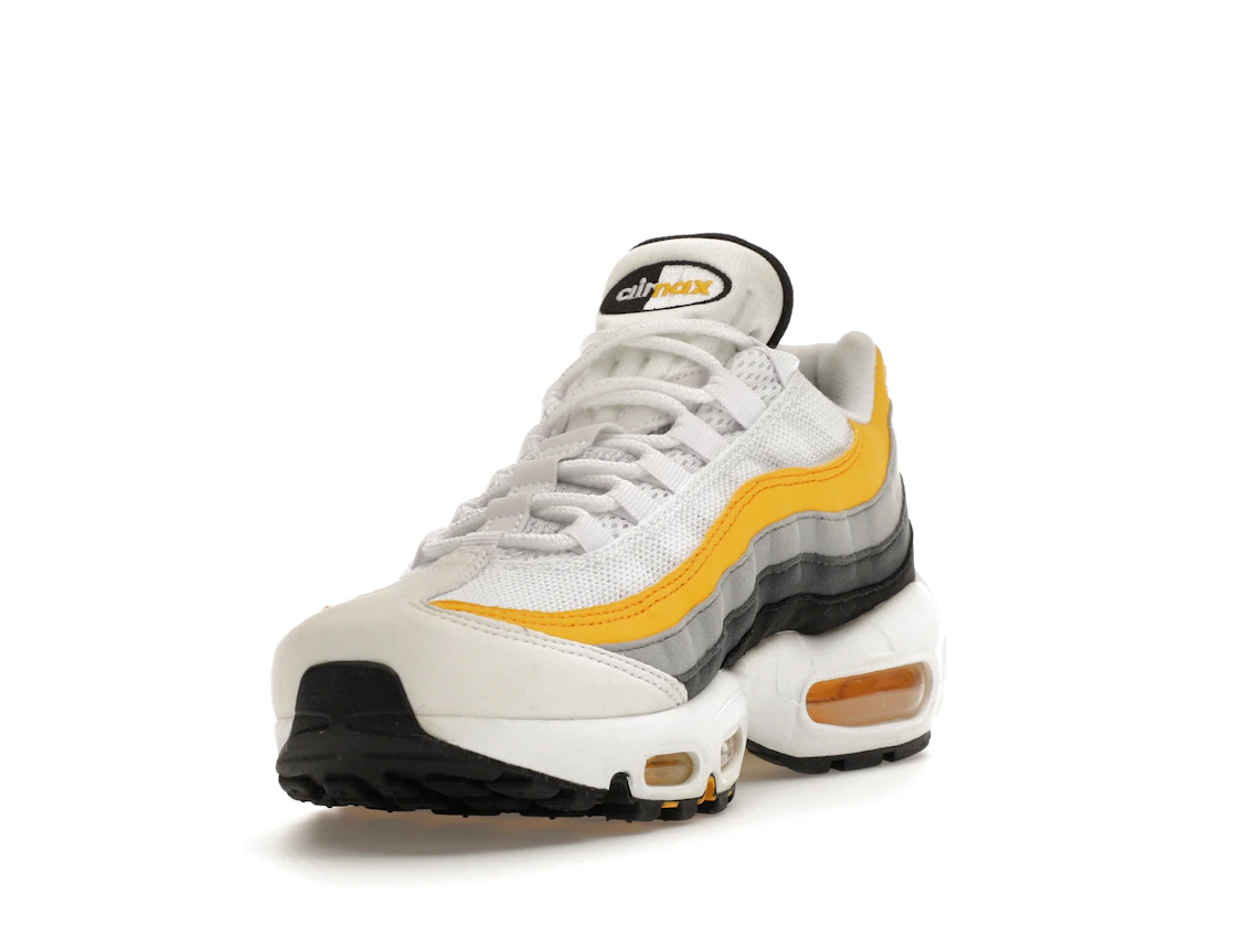 Vue 13 de Nike Air Max 95 White Amarillo Dark Grey
