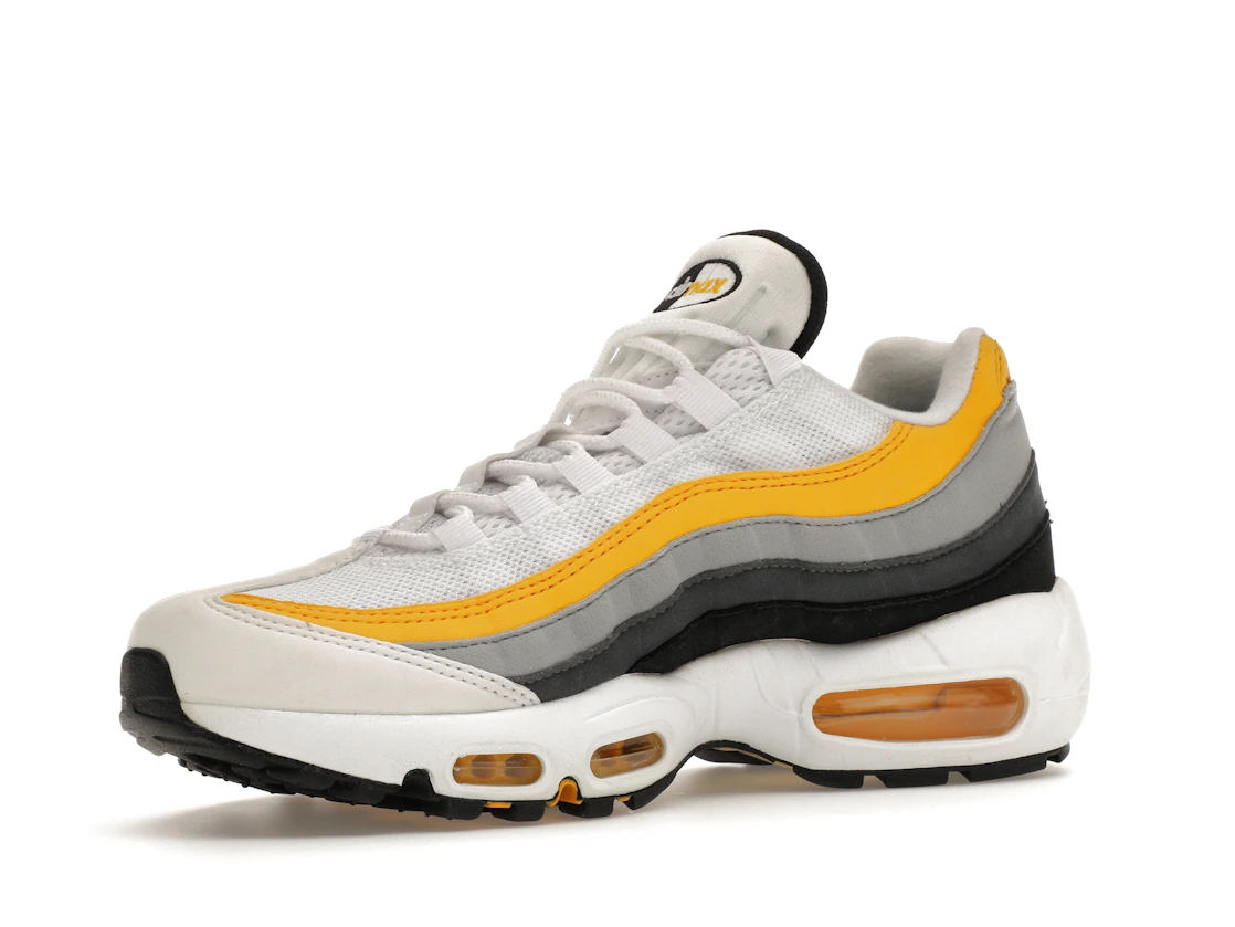 Vue 16 de Nike Air Max 95 White Amarillo Dark Grey