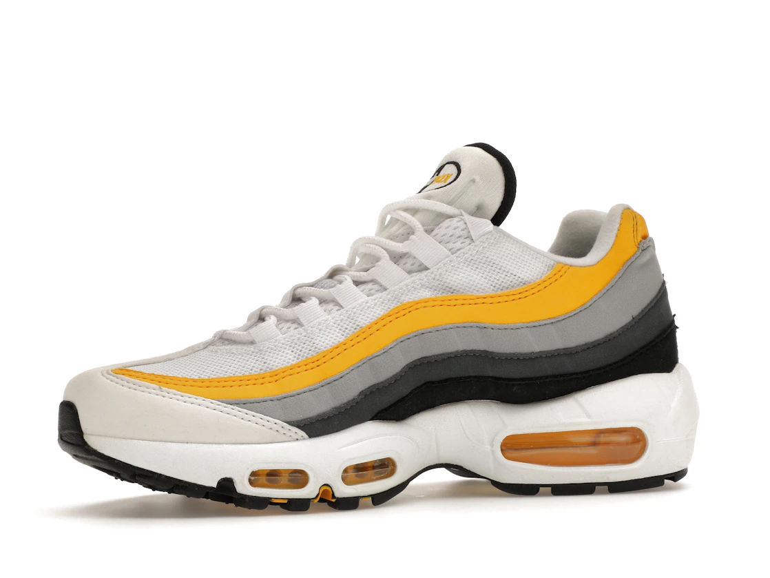 Vue 17 de Nike Air Max 95 White Amarillo Dark Grey