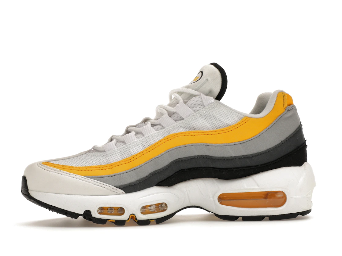 Vue 18 de Nike Air Max 95 White Amarillo Dark Grey