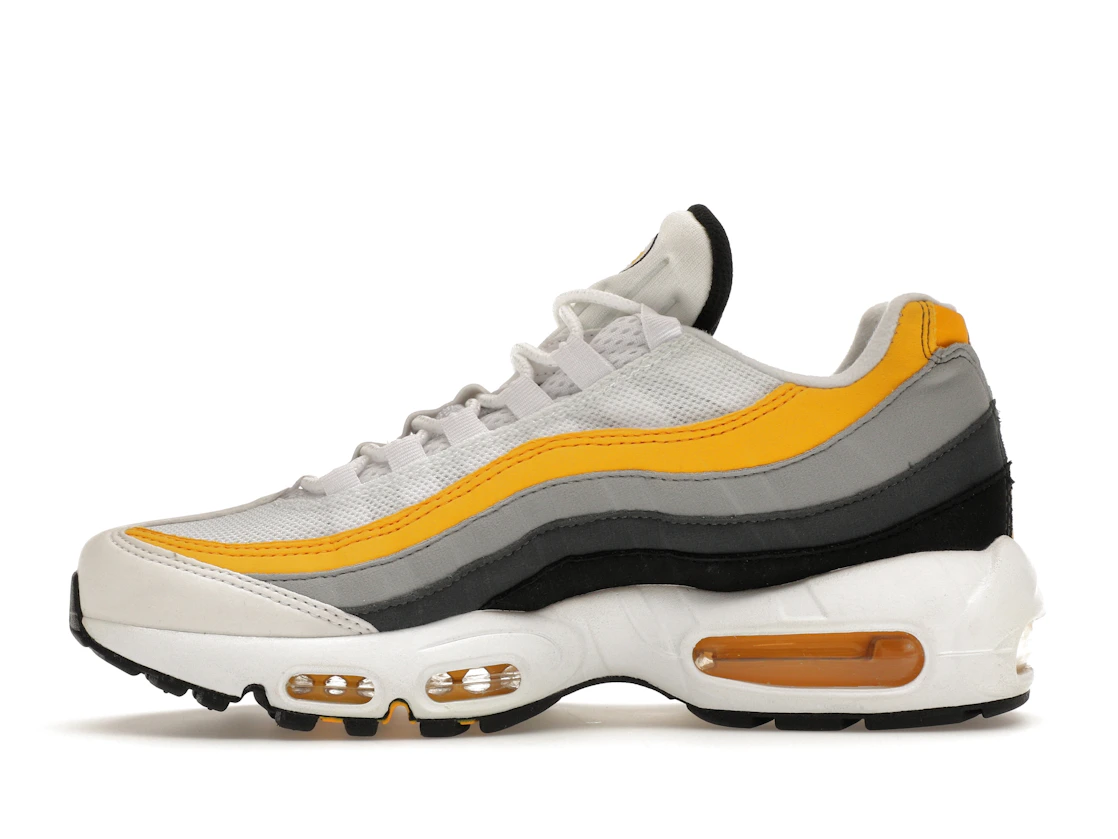 Vue 19 de Nike Air Max 95 White Amarillo Dark Grey