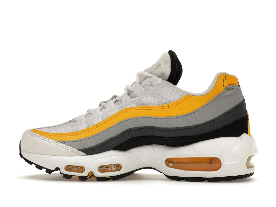 Vue 20 de Nike Air Max 95 White Amarillo Dark Grey