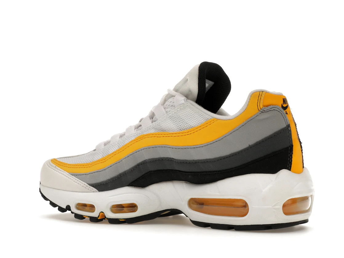 Vue 22 de Nike Air Max 95 White Amarillo Dark Grey
