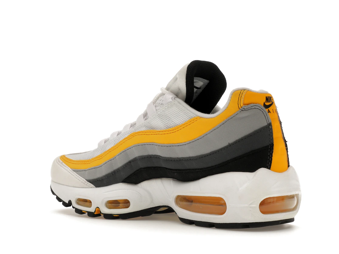 Vue 23 de Nike Air Max 95 White Amarillo Dark Grey