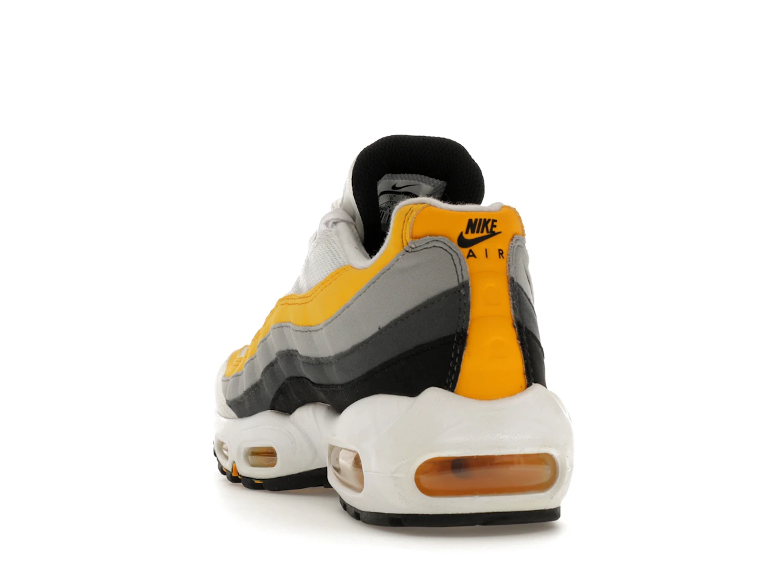 Vue 26 de Nike Air Max 95 White Amarillo Dark Grey