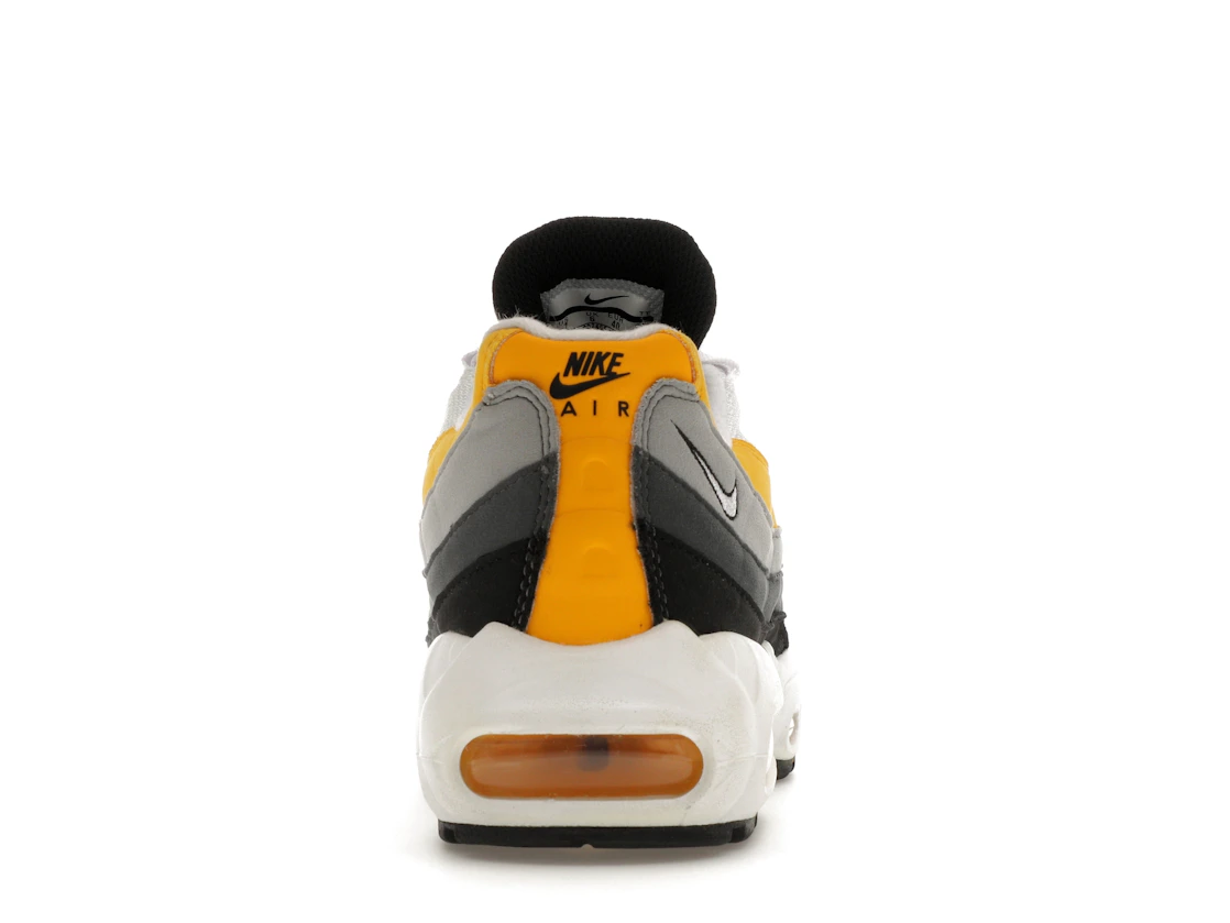 Vue 28 de Nike Air Max 95 White Amarillo Dark Grey