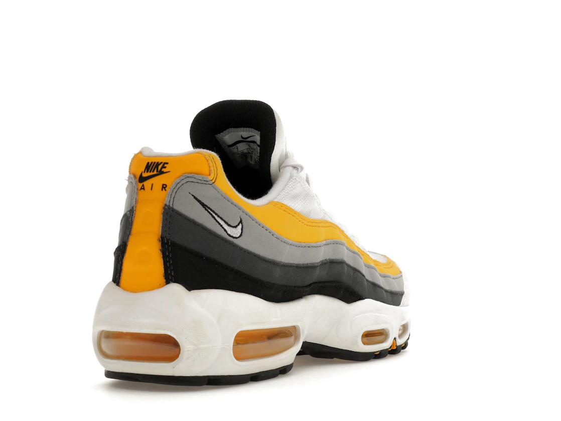 Vue 31 de Nike Air Max 95 White Amarillo Dark Grey