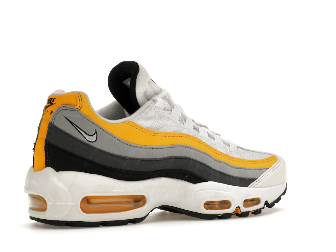 Vue 34 de Nike Air Max 95 White Amarillo Dark Grey