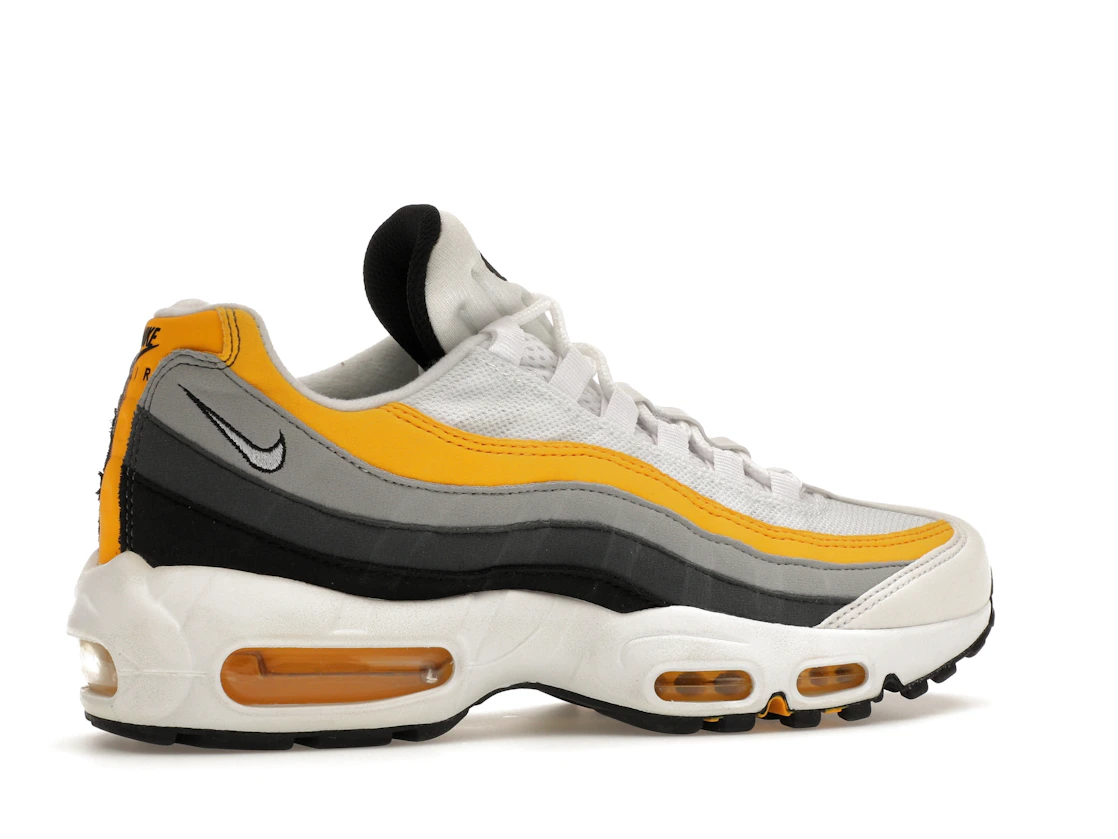 Vue 35 de Nike Air Max 95 White Amarillo Dark Grey