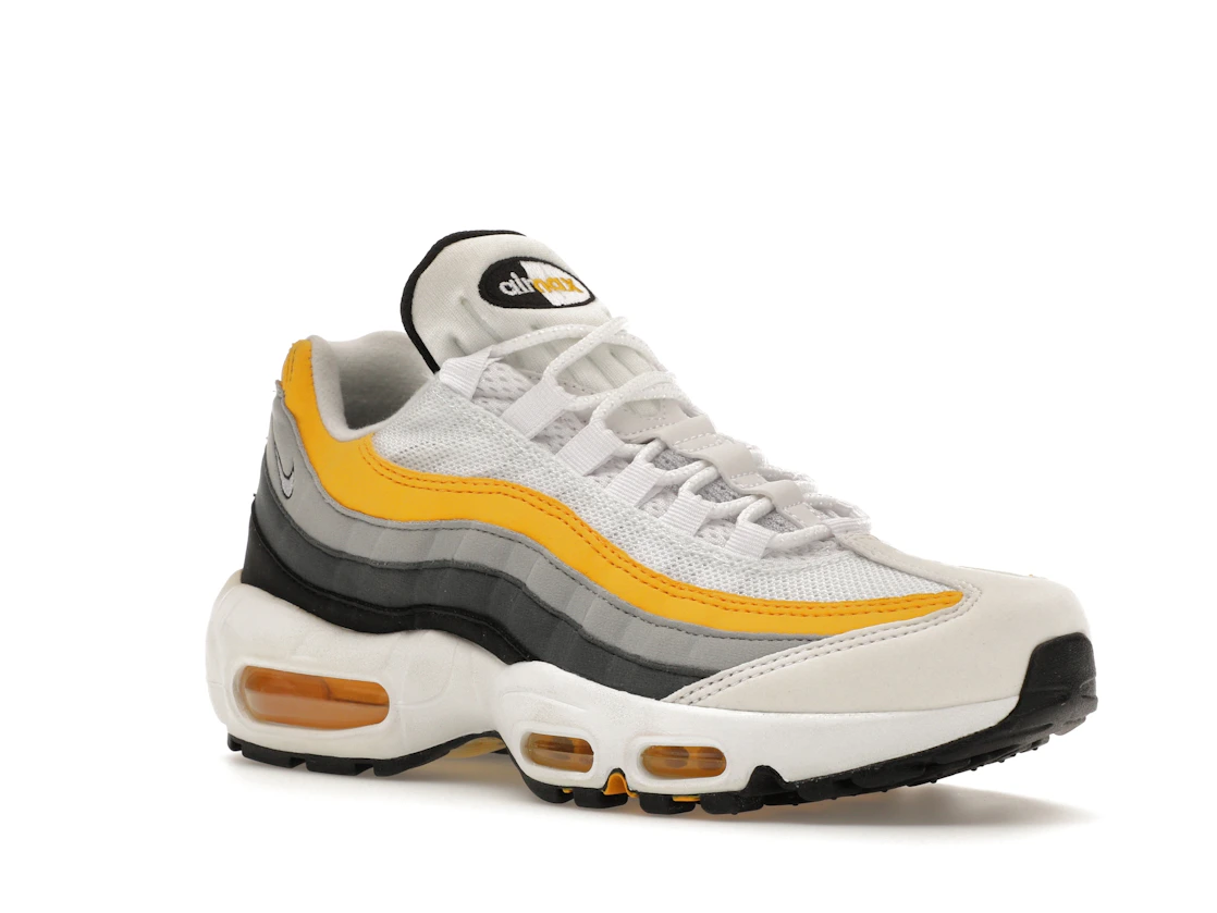 Vue 5 de Nike Air Max 95 White Amarillo Dark Grey