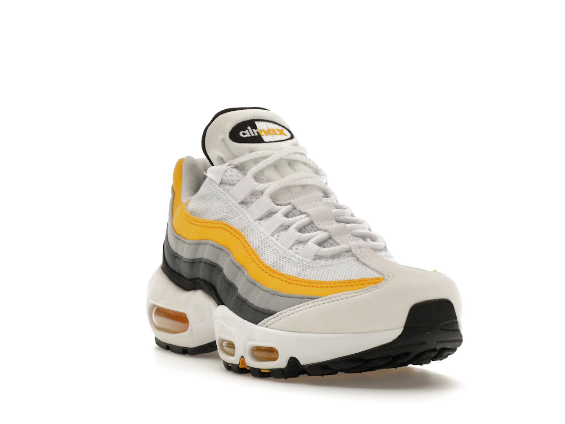 Vue 7 de Nike Air Max 95 White Amarillo Dark Grey