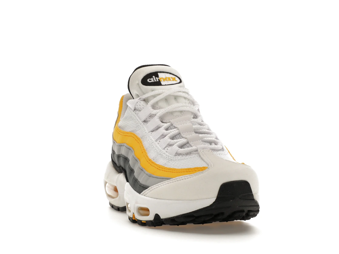 Vue 8 de Nike Air Max 95 White Amarillo Dark Grey