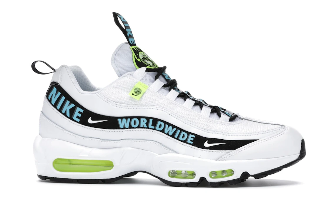 Vue 2 de Nike Air Max 95 Worldwide Pack White