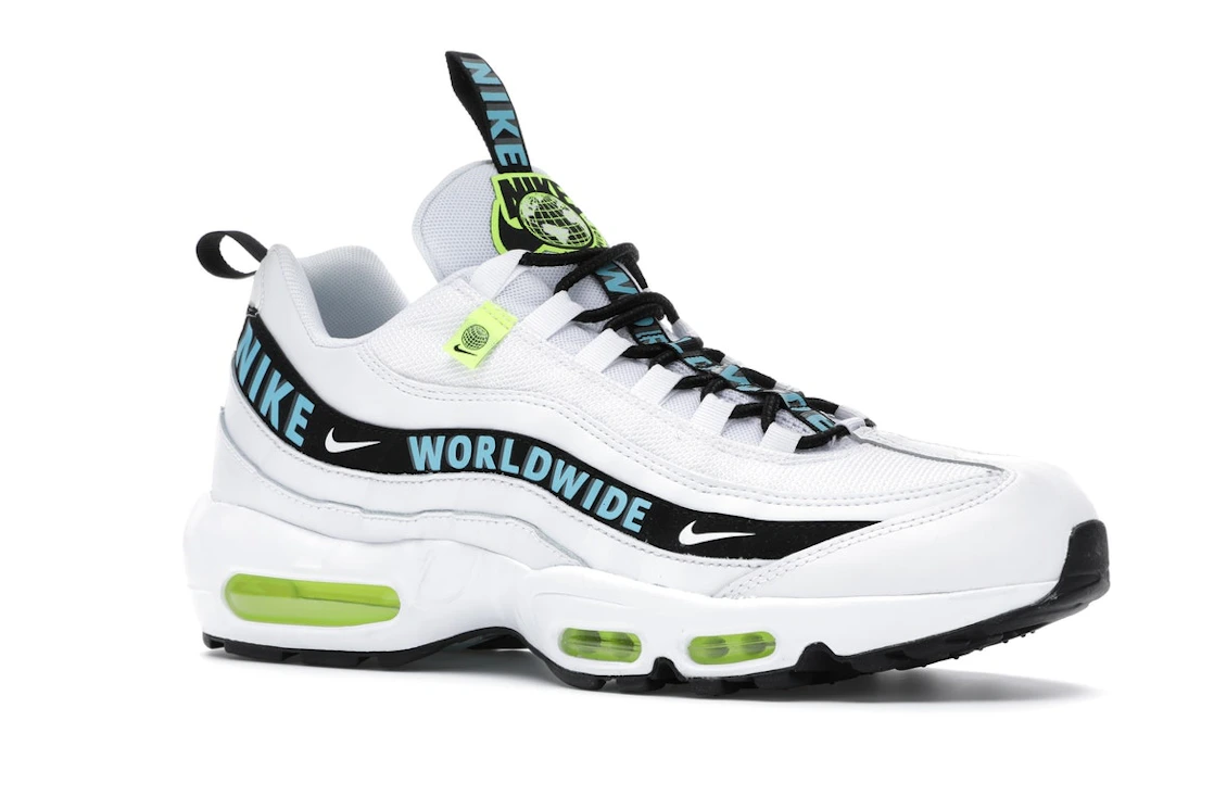 Vue 4 de Nike Air Max 95 Worldwide Pack White