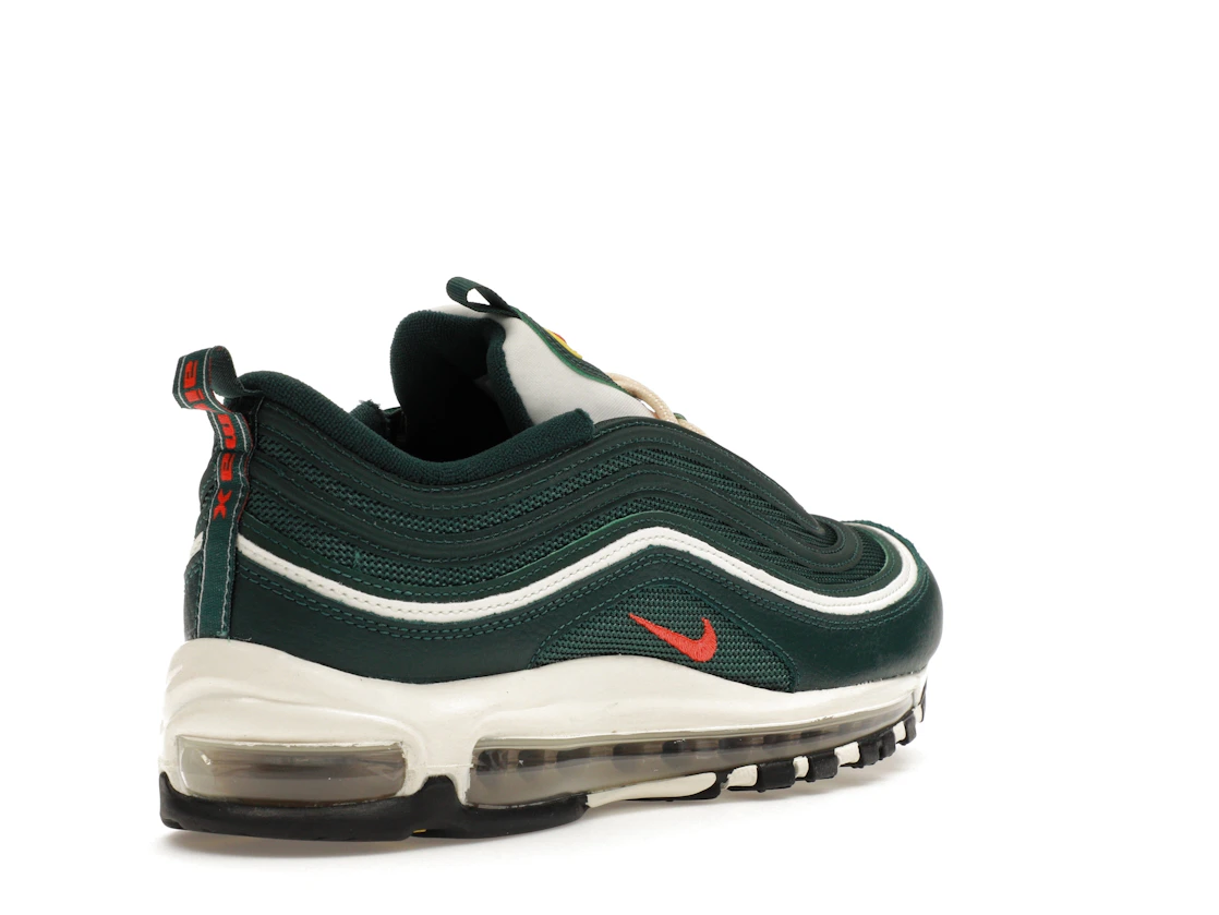 Vue 32 de Nike Air Max 97 SE Athletic Company Pro Green Picante Red