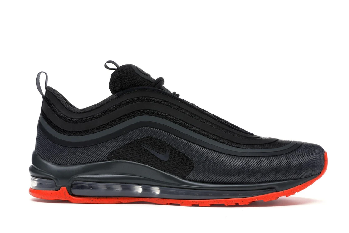 Vue 2 de Nike Air Max 97 Ultra 17 Anthracite Rush Orange