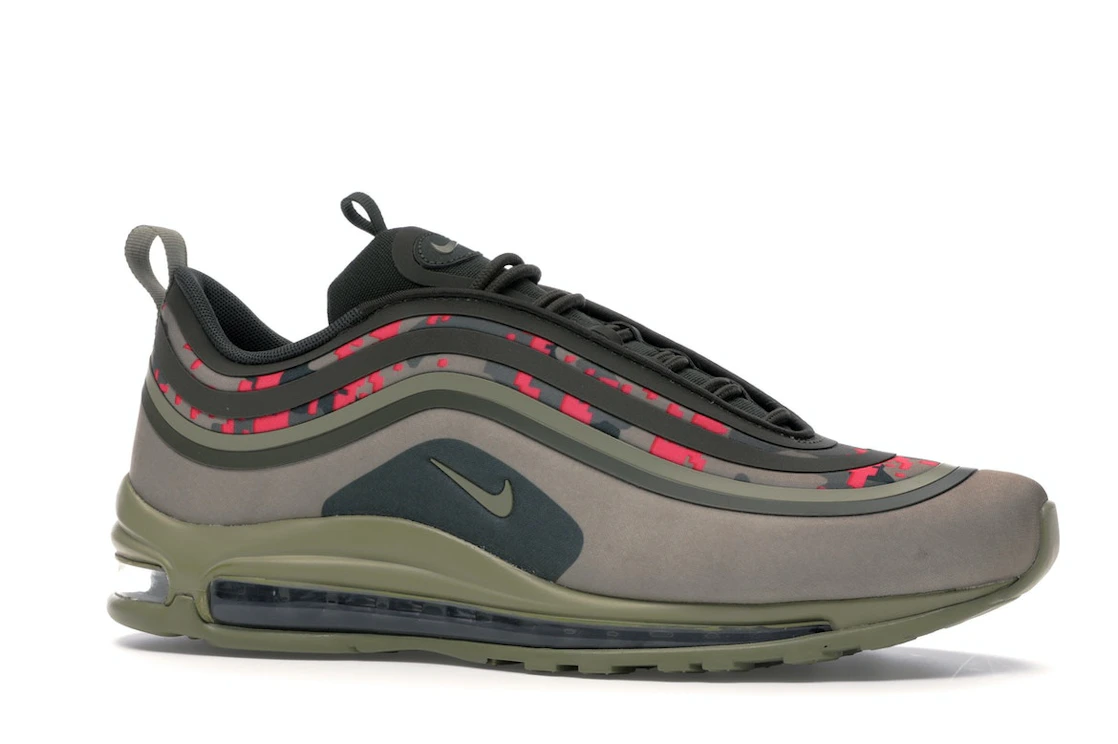 Vue 3 de Nike Air Max 97 Ultra 17 Digi Camo Olive