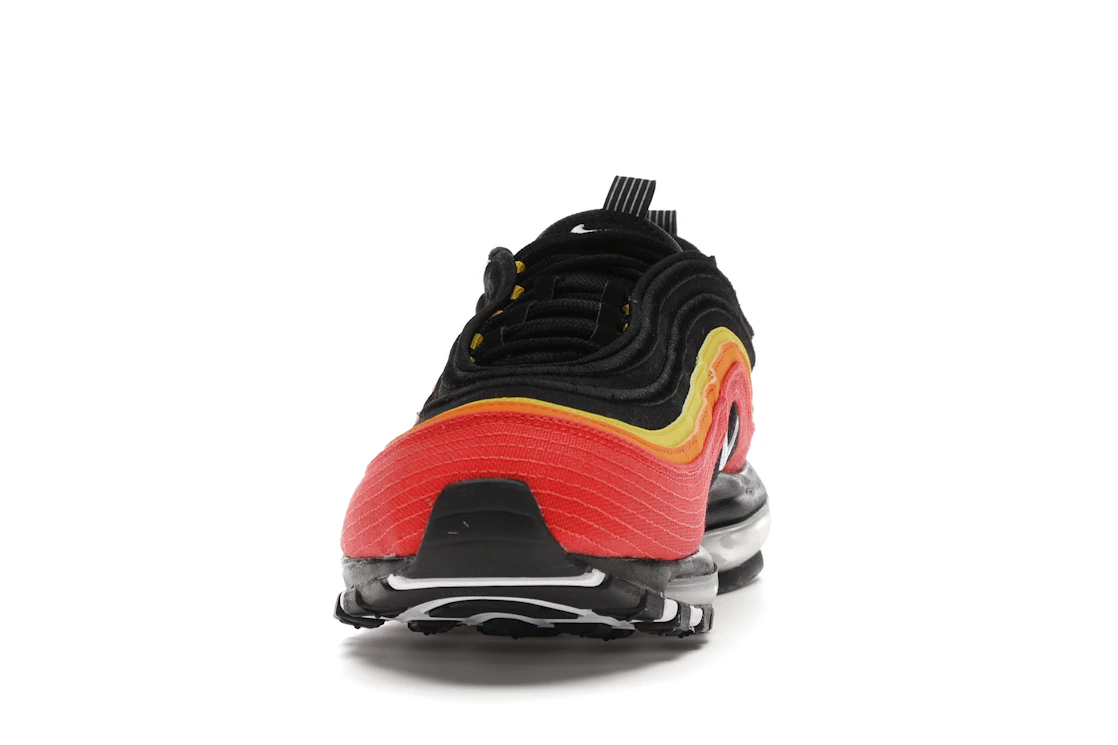 Vue 11 de Nike Air Max 97 Black Chile Red Magma Orange