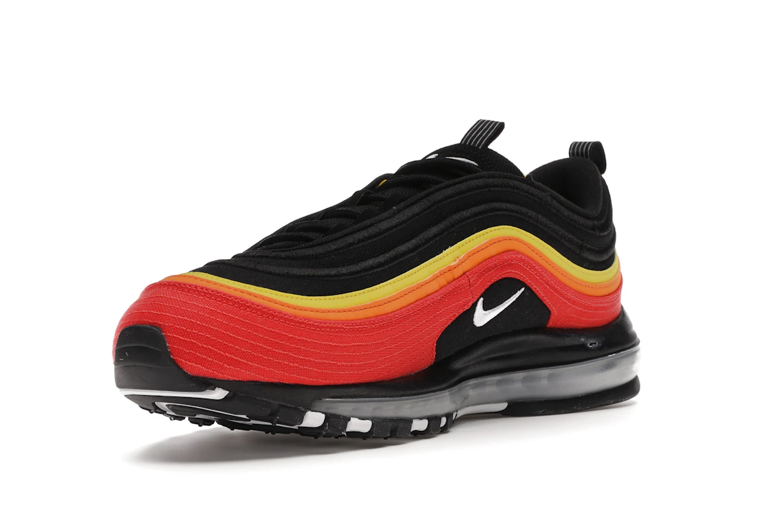 Vue 14 de Nike Air Max 97 Black Chile Red Magma Orange