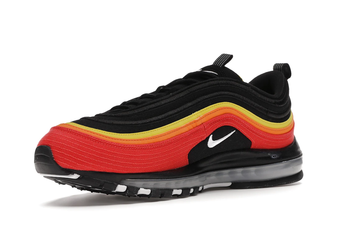 Vue 15 de Nike Air Max 97 Black Chile Red Magma Orange