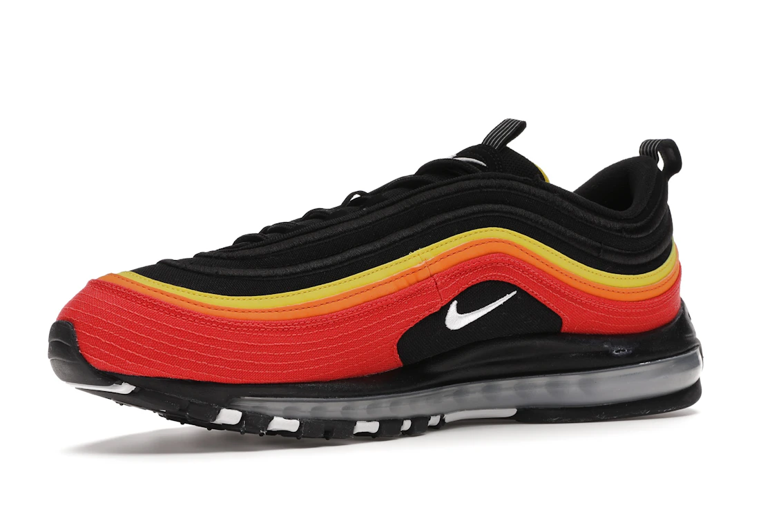 Vue 16 de Nike Air Max 97 Black Chile Red Magma Orange