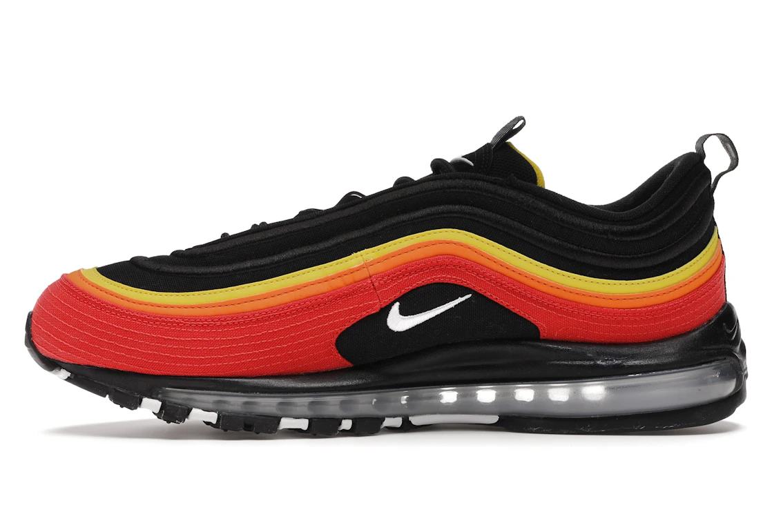 Vue 19 de Nike Air Max 97 Black Chile Red Magma Orange