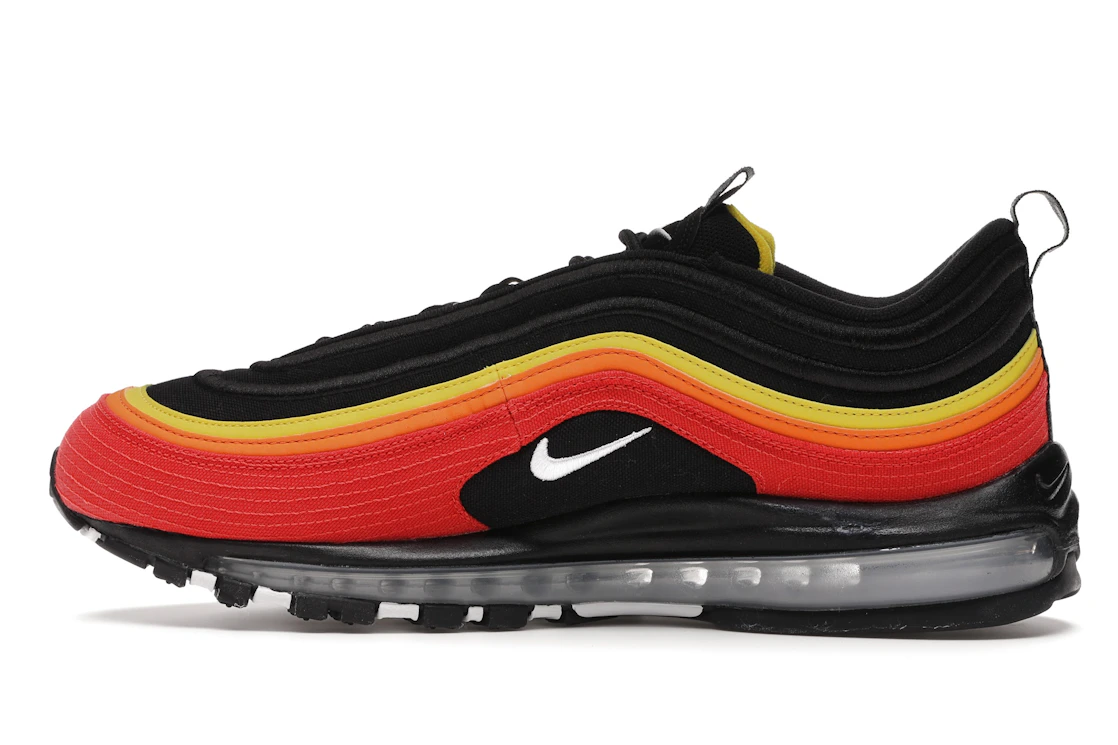 Vue 20 de Nike Air Max 97 Black Chile Red Magma Orange